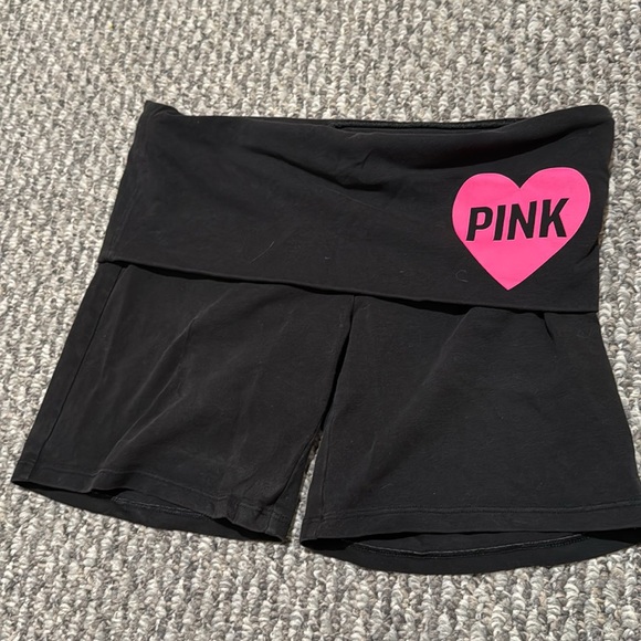 Pink yoga Victoria’s secret fold over shorts - Picture 5 of 7